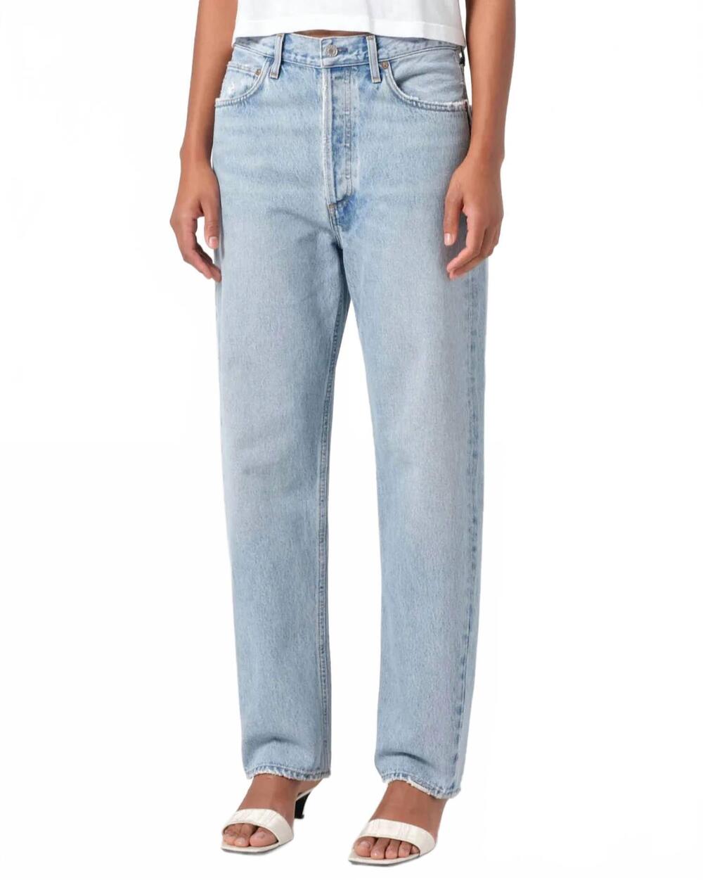 NEW AGOLDE 90's mid rise straight jeans in force